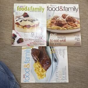 KRAFT FOOD & FAMILY LOT Of 3, 2009, Spring, Summer, Fall , BEAUTIFUL